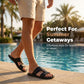 👡 50% RABATT! 🏆 Casual platt sula slip-in sandaler – Lätta & bekväma – Perfekt för sommaren, stranden eller lata dagar – enkla att glida i och svala att ha på sig ☀️