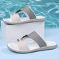 👡 50% RABATT! 🏆 Casual platt sula slip-in sandaler – Lätta & bekväma – Perfekt för sommaren, stranden eller lata dagar – enkla att glida i och svala att ha på sig ☀️