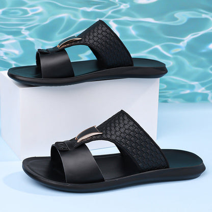 👡 50% RABATT! 🏆 Casual platt sula slip-in sandaler – Lätta & bekväma – Perfekt för sommaren, stranden eller lata dagar – enkla att glida i och svala att ha på sig ☀️