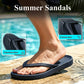 🩴 50% RABATT! ✨ Unisex flip-flops med halkfri sula – Ortopedisk & strukturerad fotbädd – Himmelsk bärkomfort – perfekt för strand, pool eller hela dagen hemma ☀️