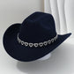 🤠 50% RABATT! 💖 Cowboyhatt för damer med strasshjärta – Elegant fedora i fransk jazzstil – Snygg detalj, lätt & justerbar – perfekt för festivaler, konserter eller en chic sommarkväll 🎶