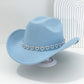 🤠 50% RABATT! 💖 Cowboyhatt för damer med strasshjärta – Elegant fedora i fransk jazzstil – Snygg detalj, lätt & justerbar – perfekt för festivaler, konserter eller en chic sommarkväll 🎶