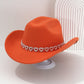🤠 50% RABATT! 💖 Cowboyhatt för damer med strasshjärta – Elegant fedora i fransk jazzstil – Snygg detalj, lätt & justerbar – perfekt för festivaler, konserter eller en chic sommarkväll 🎶