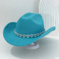 🤠 50% RABATT! 💖 Cowboyhatt för damer med strasshjärta – Elegant fedora i fransk jazzstil – Snygg detalj, lätt & justerbar – perfekt för festivaler, konserter eller en chic sommarkväll 🎶