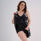 👗 60% RABATT! 🌸 Damernas tryckt ärmlös V-ringad baddräkt – Lindrig & snabbtorkande – Perfekt för bad, sol eller strand – skön passform & färgglatt mönster 🌊