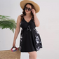 👗 60% RABATT! 🌸 Damernas tryckt ärmlös V-ringad baddräkt – Lindrig & snabbtorkande – Perfekt för bad, sol eller strand – skön passform & färgglatt mönster 🌊