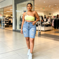 🩳 60% RABATT! 🔥 Damshorts i stora storlekar med slitna detaljer i denim – Rymlig passform & retro look – Perfekta för sommaren, lediga dagar eller en avslappnad streetstyle – bekväma och svala 🌞