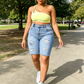 🩳 60% RABATT! 🔥 Damshorts i stora storlekar med slitna detaljer i denim – Rymlig passform & retro look – Perfekta för sommaren, lediga dagar eller en avslappnad streetstyle – bekväma och svala 🌞