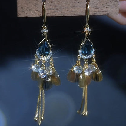 💎 50% RABATT! ✨ Eleganta vintage strass hängörhängen – Glittrande & tidlösa – Lätta att bära, perfekta för vardag eller fest – enkel elegans för varje tillfälle 💫