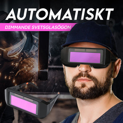 🛡️ 50% RABATT! 🔥 Automatiskt avbländande svetsglasögon – Justerbar nyans & UV-skydd – Självmörkande, handsfree & perfekt för svetsning, slipning eller skärning – skyddar ögonen effektivt och ger klar sikt ⚡