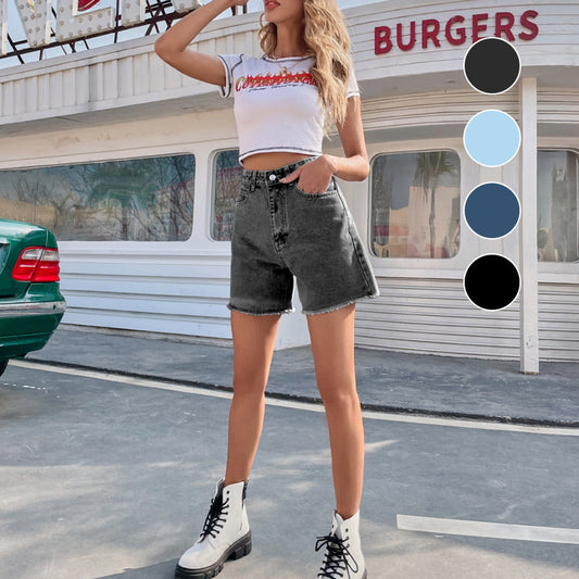 🩳 60% RABATT! 🌿 Dam casual shorts med hög midja – Mjukt tyg & avslappnad passform – Perfekta för vardag, strand eller resa – enkla att matcha 🕶️☀️