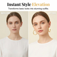 💫 50% OFF NOW! 💥 Women's Minimalist Textured Hoop Earrings – Diamond-cut & snap closure – Everyday glow, perfect for casual or dressy looks ✨