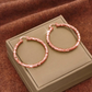 💫 50% OFF NOW! 💥 Women's Minimalist Textured Hoop Earrings – Diamond-cut & snap closure – Everyday glow, perfect for casual or dressy looks ✨