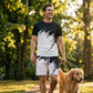 👕 50% RABATT! ☀️ Herr sommar dynamisk print casual set – Bekväm & andningsbar – Perfekt för varma dagar, sport eller avslappnad stil – ledig 2-delad look 🩳✨