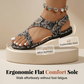 👡 60% RABATT! 💥 Damernas etniska platta slide-sandaler – Tårring, andningsbar & halkfri – Perfekt för sommaren, stranden eller avslappnade dagar – etnisk stil med hög komfort ✨🌸