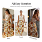 👗 50% RABATT! 🌸 Dam Boho blommig maxikjol – Mjukt & flödande – Perfekt för sommaren, stranden eller en romantisk kväll – boho-chic med tidlös elegans ✨🌿