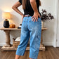 👖 50% RABATT NU! ✨ Korta stretchiga jeansbyxor för dam – Barrel-passform & mjuk denim – Avslappnad & bekväm – perfekt för vardagen eller lediga dagar 🌿🌸