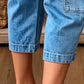 👖 50% RABATT NU! ✨ Korta stretchiga jeansbyxor för dam – Barrel-passform & mjuk denim – Avslappnad & bekväm – perfekt för vardagen eller lediga dagar 🌿🌸