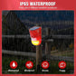 ⏳Zeitlich begrenztes Angebot⏳ 2-in-1 Infrarot-Bewegungsmelder mit Sirene und LED-Blitzlicht – zur Abschreckung von Tieren und als akustischer Hinweisgeber