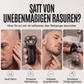 🪒 50% RABATT! ⚡ 2‑in‑1 Kopf- & Bartrasierer – Digitalanzeige & kabellos ✨