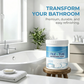 🚿 Alte Fliesen? Vergilbtes Waschbecken? – Weiße Fliesen-Renovierungsfarbe – wasserdicht & fleckenblockierend – DIY-Beschichtung für Fliesen, Waschbecken & Toiletten – einfach streichen & wie neu ✨