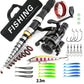 🚨⌛Nur heute: 50% Rabatt!🎣🎒Komplettes Reise-Angel-Set + Tragetasche – ideal für Angler unterwegs