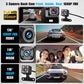 🔥 50 % RABATT! 🚗🎥 Dashcam mit 3 Kameras 1080P HD – Vorne + Innen + Hinten mit Rückfahrfunktion