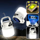 🔦 LED Solar-Campinglampe – wiederaufladbar & langlebig, ideal für Camping, Outdoor & Notfälle
