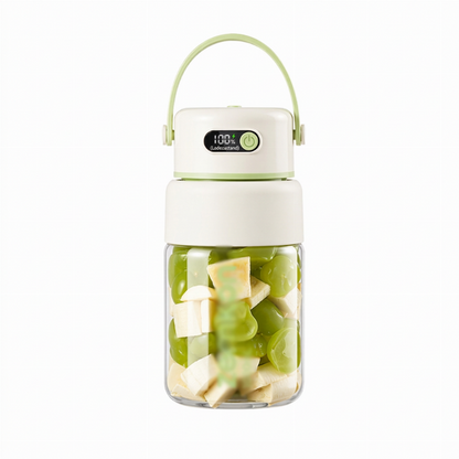 🥤 BLITZANGEBOT: 50% RABATT! Tragbarer Mixer mit 1000 ml und 12 Klingen – digitales Display & USB-aufladbar, mit doppeltem Deckel für perfekte Smoothies überall ✨