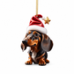 🎄【7 Stück】🐕 Christbaumschmuck in Welpenform