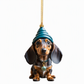 🎄【7 Stück】🐕 Christbaumschmuck in Welpenform