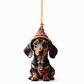 🎄【7 Stück】🐕 Christbaumschmuck in Welpenform