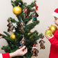 🎄【7 Stück】🐕 Christbaumschmuck in Welpenform
