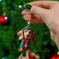 🎄【7 Stück】🐕 Christbaumschmuck in Welpenform
