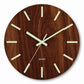 🔥 Zeitlich begrenztes Angebot 🕰️ 12 Zoll geräuschlose hölzerne Wanduhr – mit leuchtender Anzeige und MDF-Holzoptik ✨