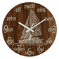 🔥 Zeitlich begrenztes Angebot 🕰️ 12 Zoll geräuschlose hölzerne Wanduhr – mit leuchtender Anzeige und MDF-Holzoptik ✨