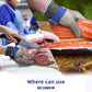 🧤 50% RABATT! 🍽️ Edelstahl-Metallhandschuh – Lebensmittelecht & schnittfest ✨