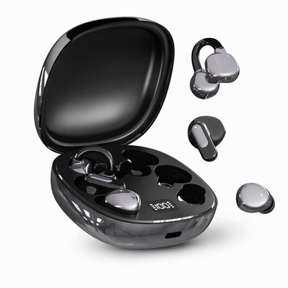🎧 B115 3-in-1 Bluetooth-Kopfhörer – In-Ear & Ohrclip, komfortabel zum Schlafen mit Geräuschreduzierung und langer Akkulaufzeit
