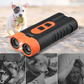 📢50% RABATT! 🐕 Ultraschall-Hundeabwehrgerät mit Doppelkopf – tragbar für Outdoor & Joggen, mit LED-Taschenlampe